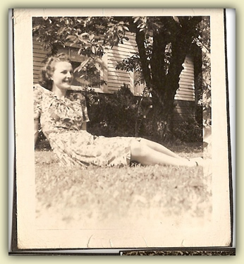 Betty Jean on Lawn