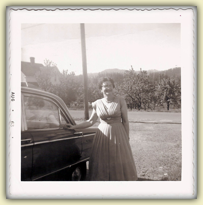 Ethel in her 50¢ Dress